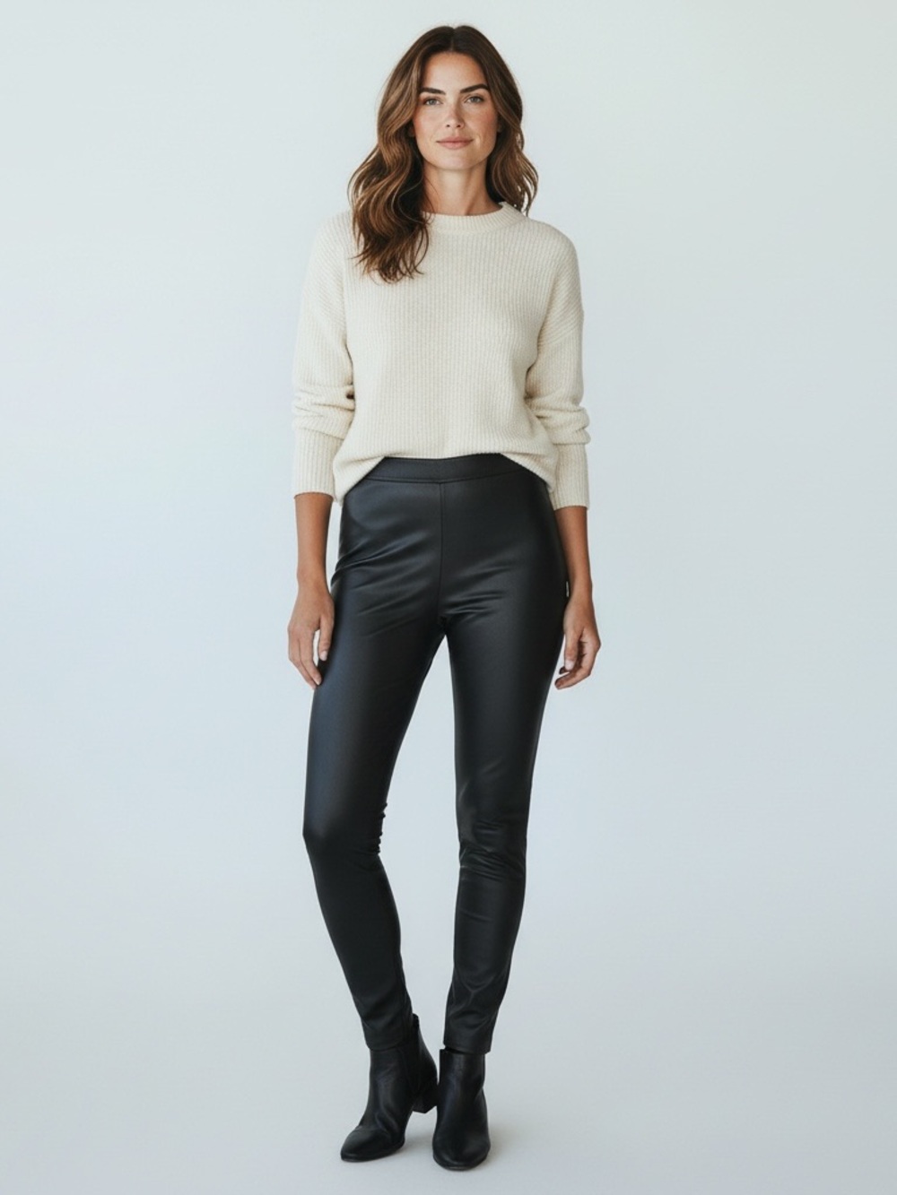 Torrid Faux Leather Pants | Sz 0 • Black • Sleek Stretch • Worn Once